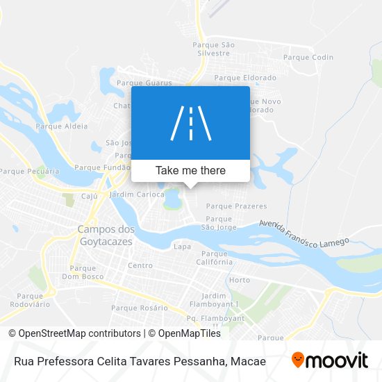 Rua Prefessora Celita Tavares Pessanha map