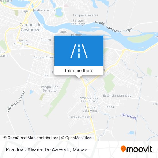 Rua João Alvares De Azevedo map