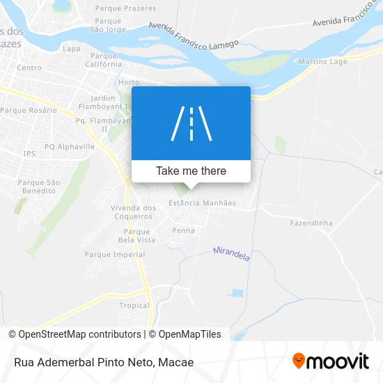 Rua Ademerbal Pinto Neto map