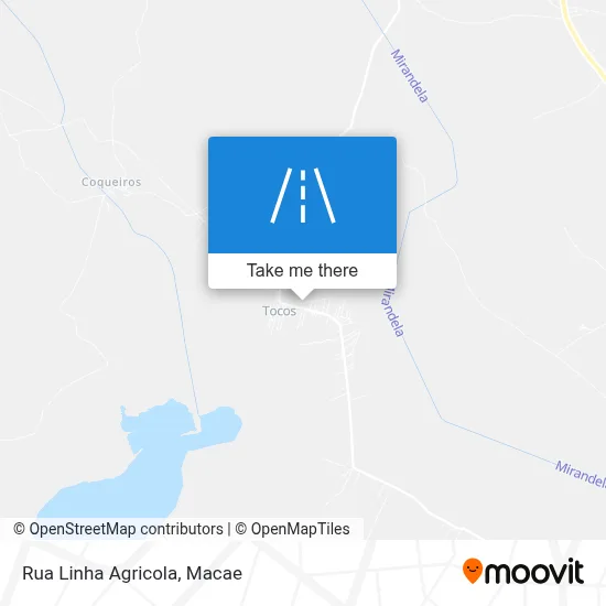 Rua Linha Agricola map
