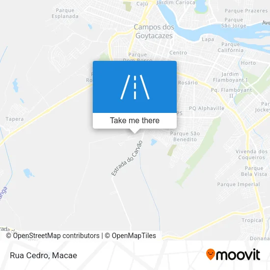 Rua Cedro map