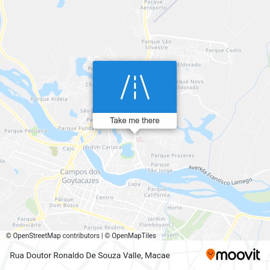 Rua Doutor Ronaldo De Souza Valle map