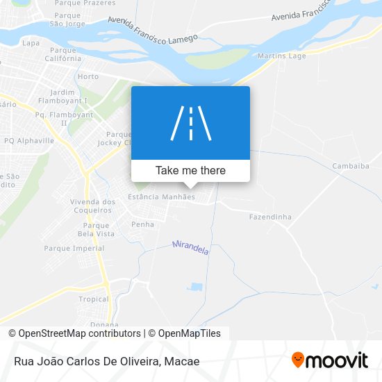 Rua João Carlos De Oliveira map