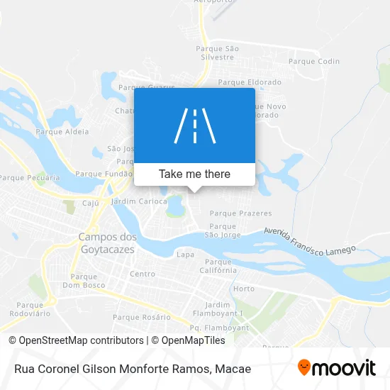 Rua Coronel Gilson Monforte Ramos map