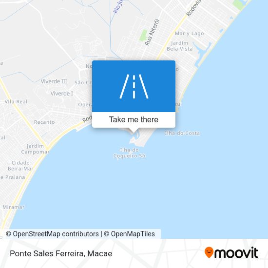 Ponte Sales Ferreira map