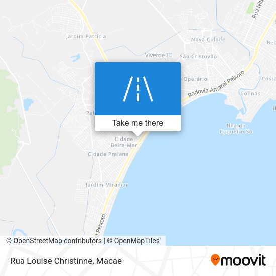 Rua Louise Christinne map