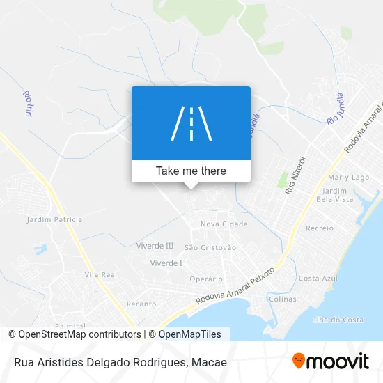 Rua Aristides Delgado Rodrigues map