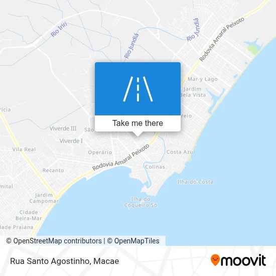 Rua Santo Agostinho map