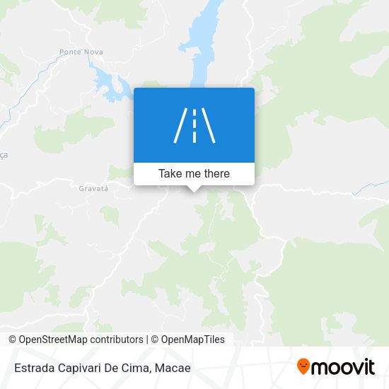 Estrada Capivari De Cima map