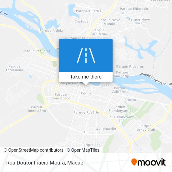 Rua Doutor Inácio Moura map