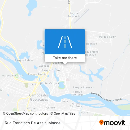 Rua Francisco De Assis map