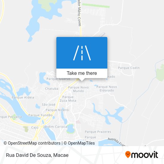 Rua David De Souza map