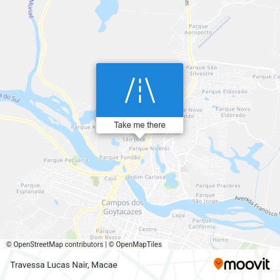 Travessa Lucas Nair map