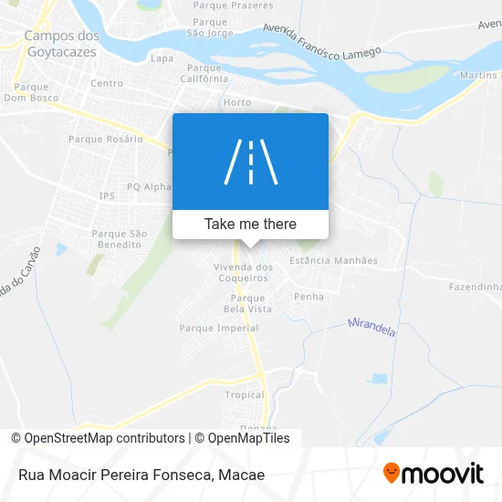 Rua Moacir Pereira Fonseca map
