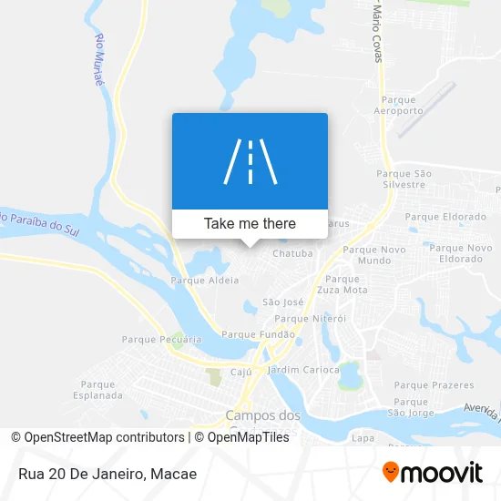 Rua 20 De Janeiro map