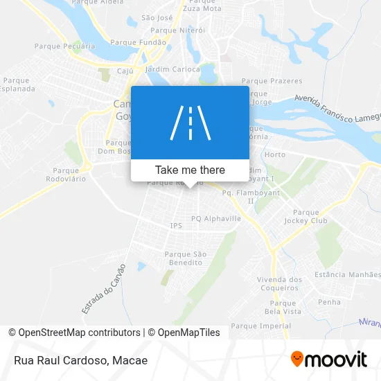 Rua Raul Cardoso map