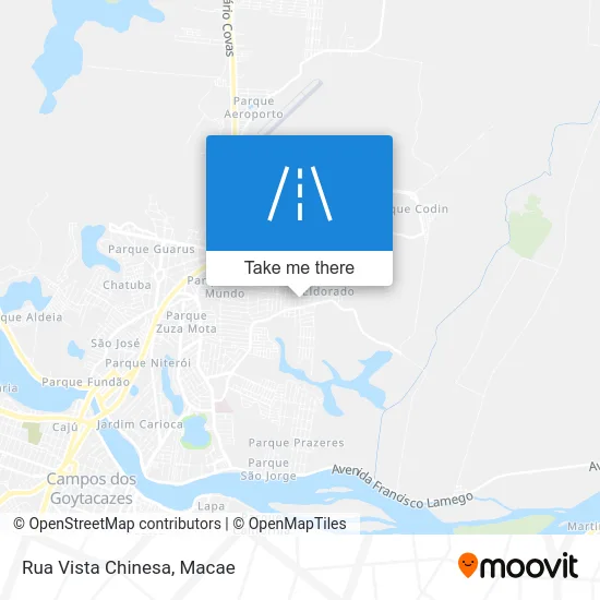 Rua Vista Chinesa map