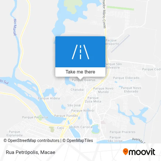 Rua Petrópolis map