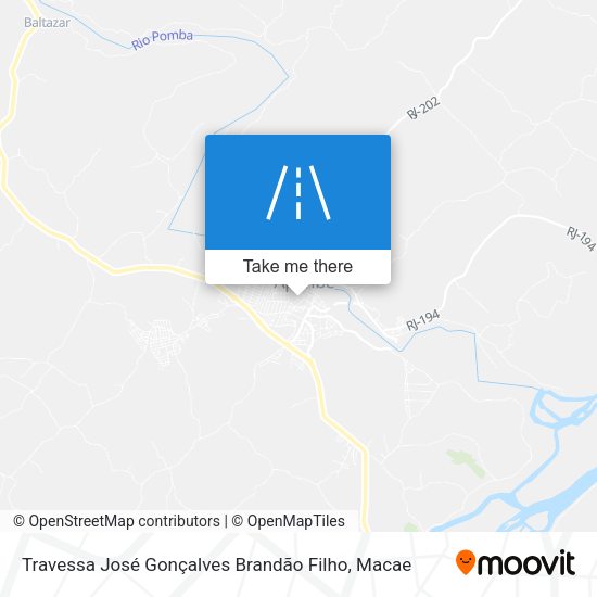Travessa José Gonçalves Brandão Filho map