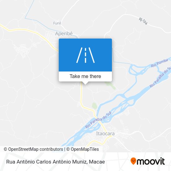 Rua Antônio Carlos Antônio Muniz map