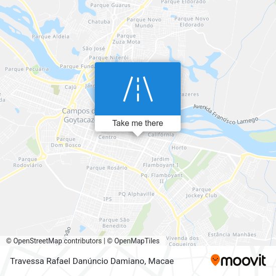 Travessa Rafael Danúncio Damiano map