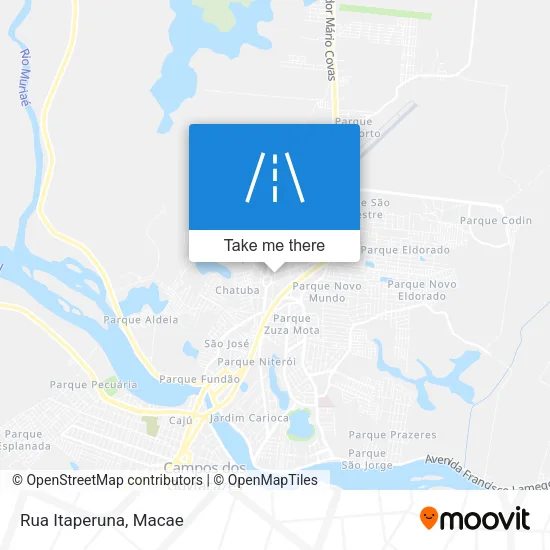 Rua Itaperuna map