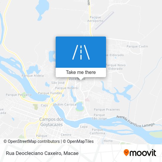 Rua Deocleciano Caxeiro map
