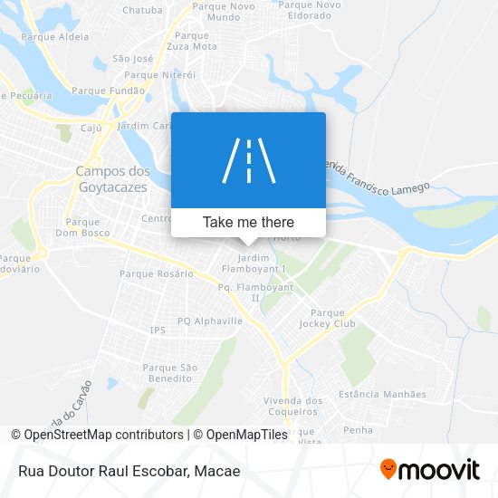 Rua Doutor Raul Escobar map