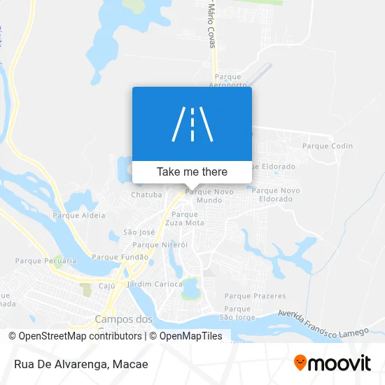 Rua De Alvarenga map