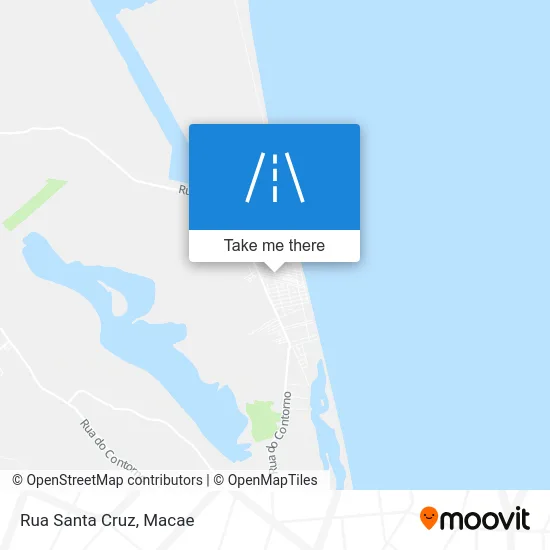 Rua Santa Cruz map