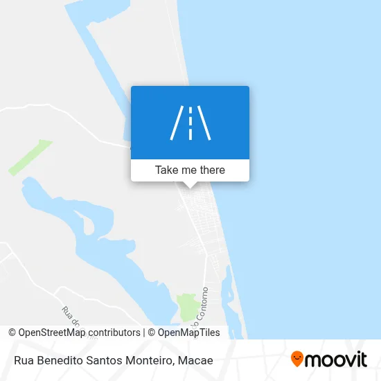 Rua Benedito Santos Monteiro map