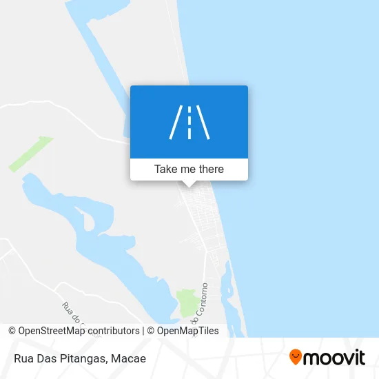 Rua Das Pitangas map