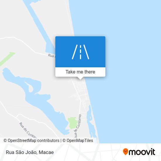 Rua São João map