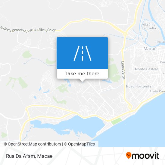 Rua Da Afsm map