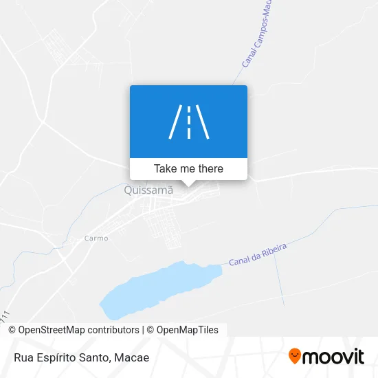 Rua Espírito Santo map