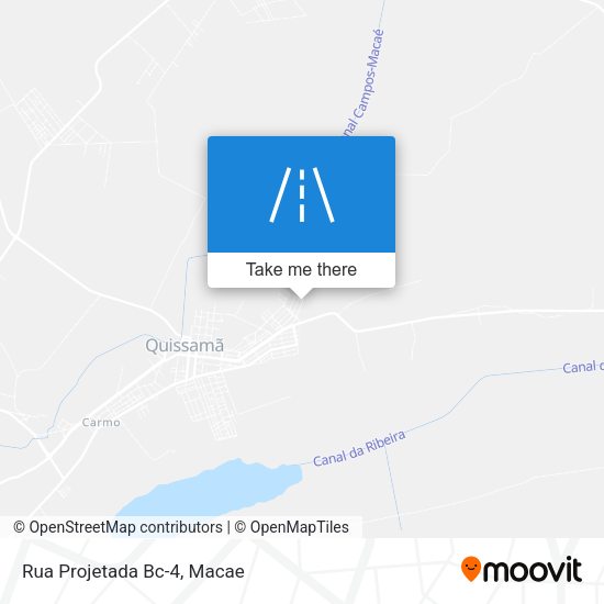 Rua Projetada Bc-4 map