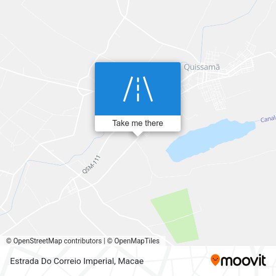 Estrada Do Correio Imperial map