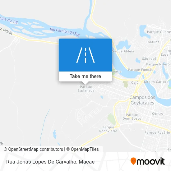Rua Jonas Lopes De Carvalho map