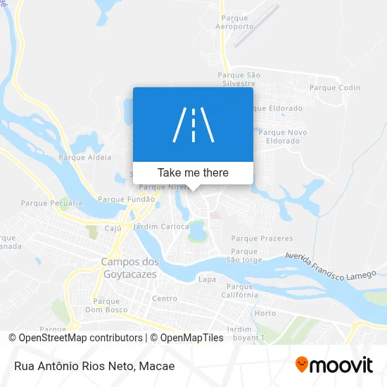 Rua Antônio Rios Neto map