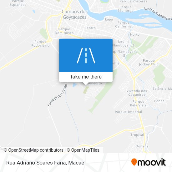 Rua Adriano Soares Faria map