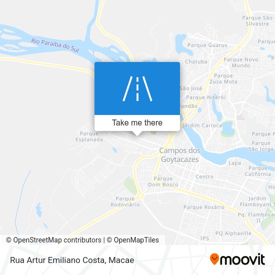 Rua Artur Emiliano Costa map