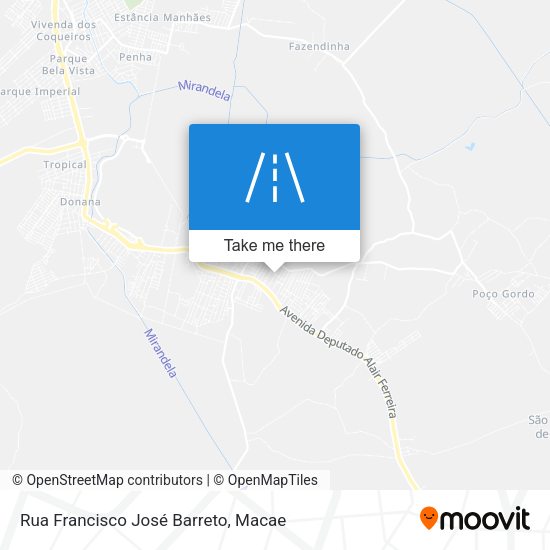Rua Francisco José Barreto map