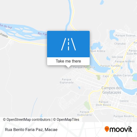 Rua Bento Faria Paz map