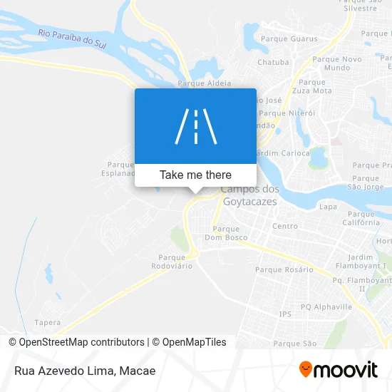 Rua Azevedo Lima map