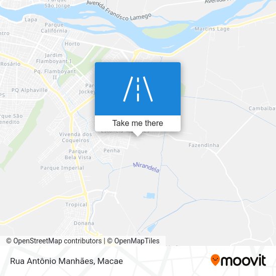 Rua Antônio Manhães map