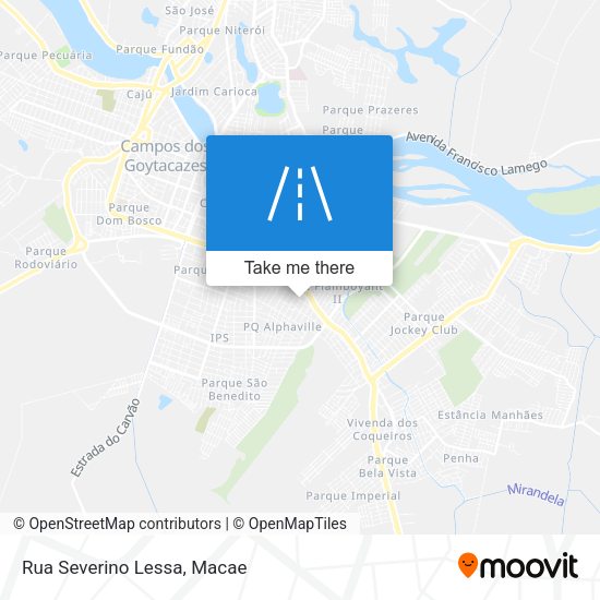 Rua Severino Lessa map