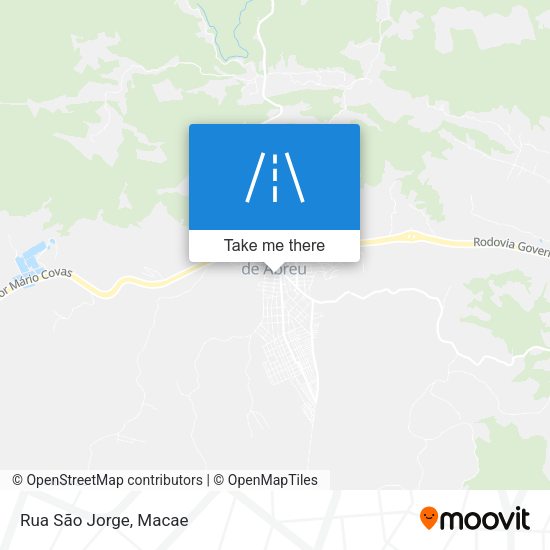 Rua São Jorge map