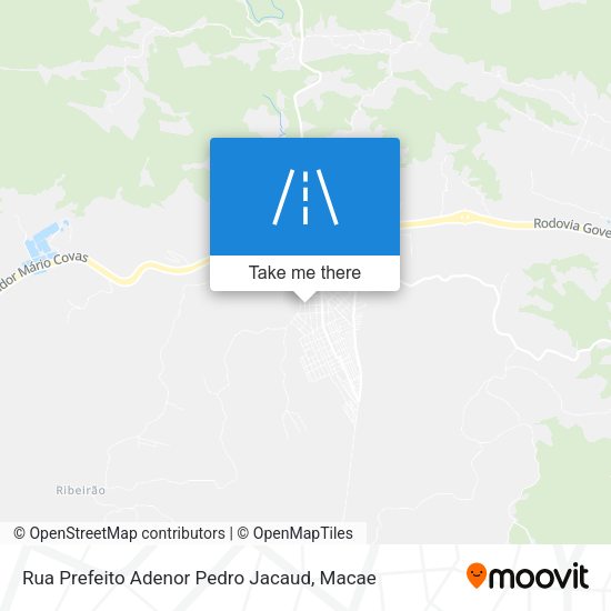 Rua Prefeito Adenor Pedro Jacaud map