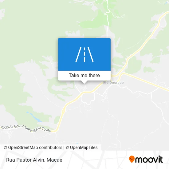 Rua Pastor Alvin map