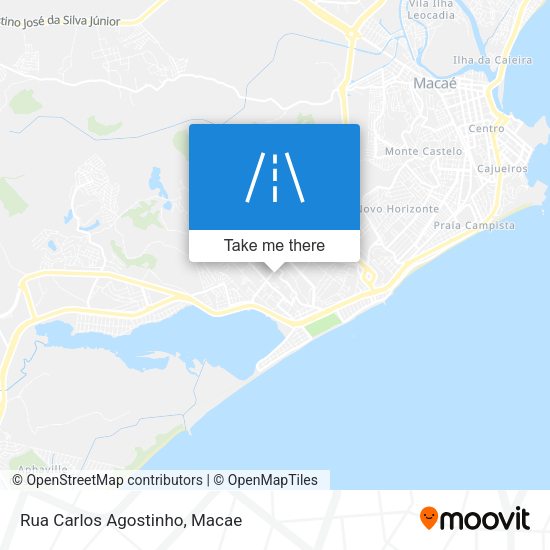 Rua Carlos Agostinho map
